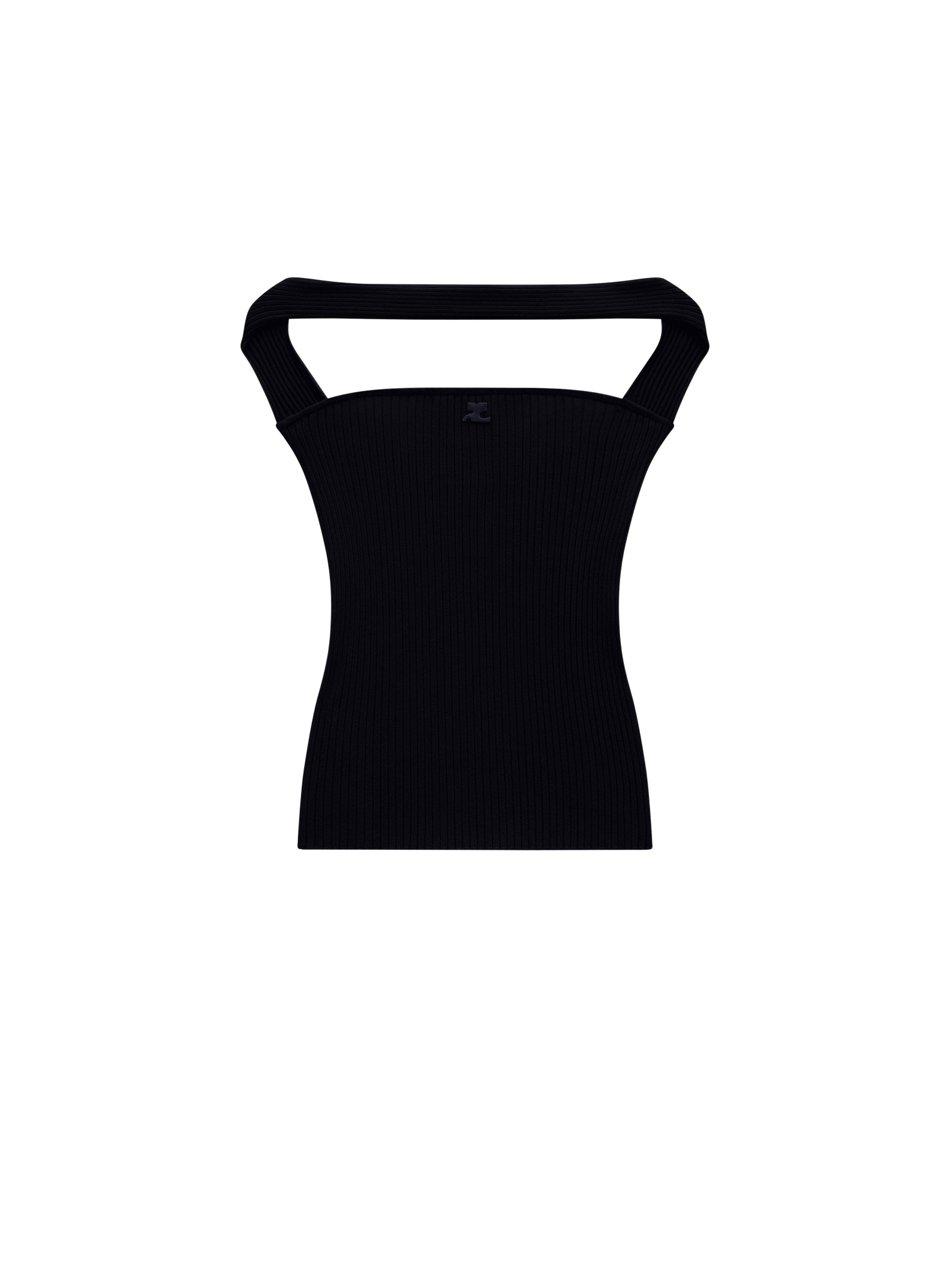 43pcs NEW / TOP HYPERBOLE CÔTELÉ - Black