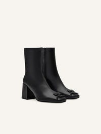 BLACK BOTTINES RÉÉDITION EFFET CUIR STRETCH