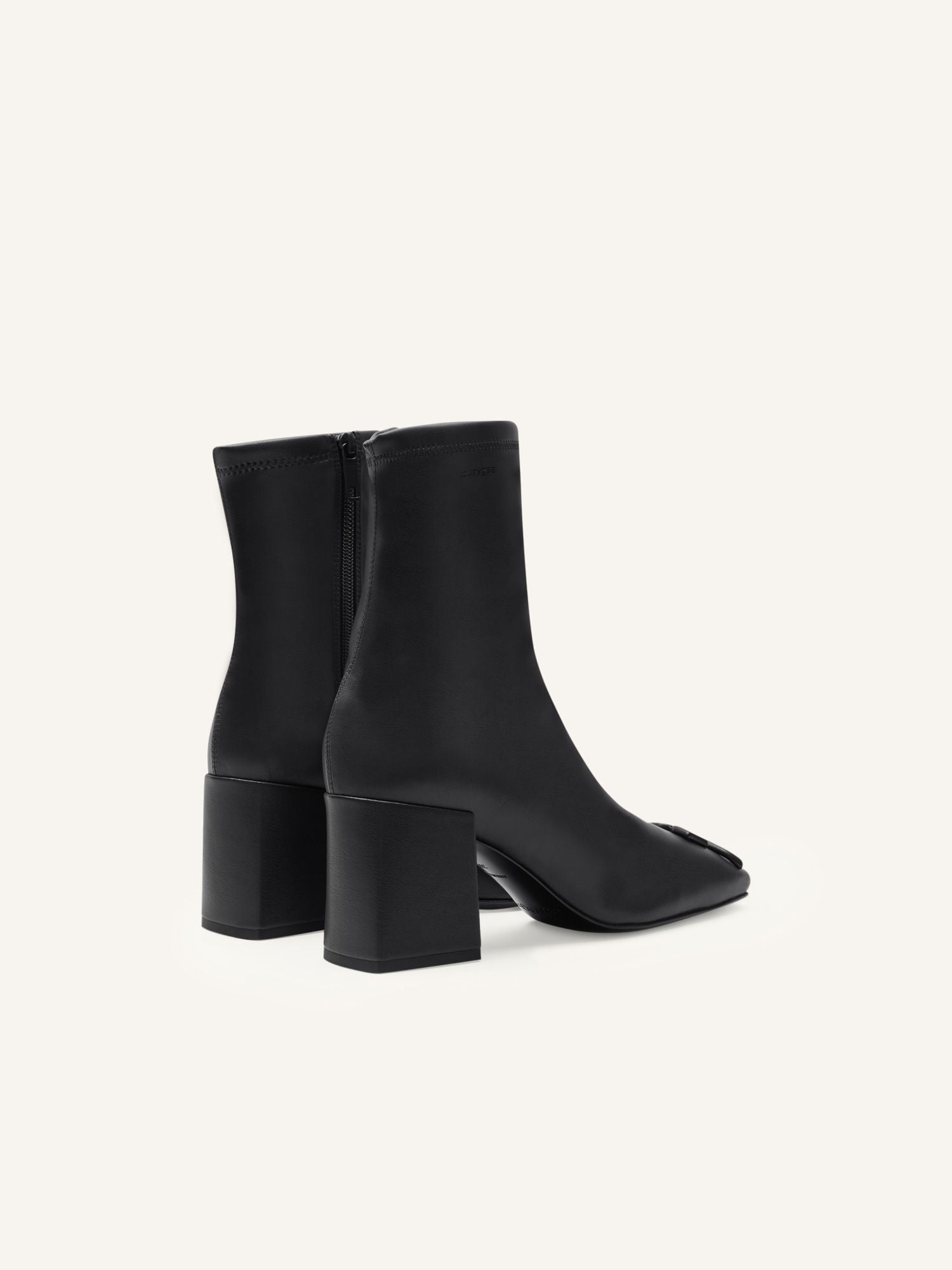 BLACK BOTTINES RÉÉDITION EFFET CUIR STRETCH