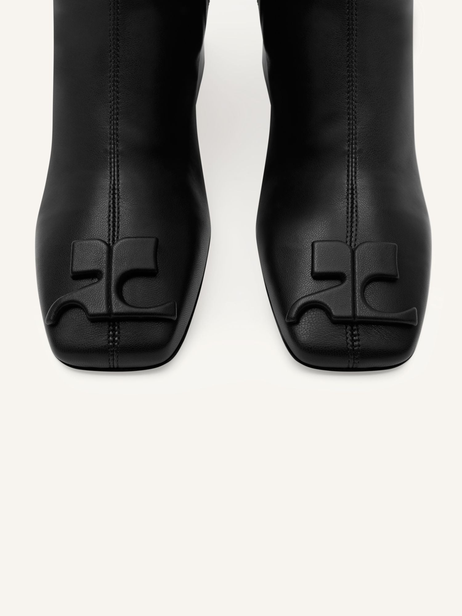 BLACK BOTTINES RÉÉDITION EFFET CUIR STRETCH