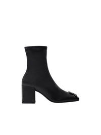 BLACK BOTTINES RÉÉDITION EFFET CUIR STRETCH