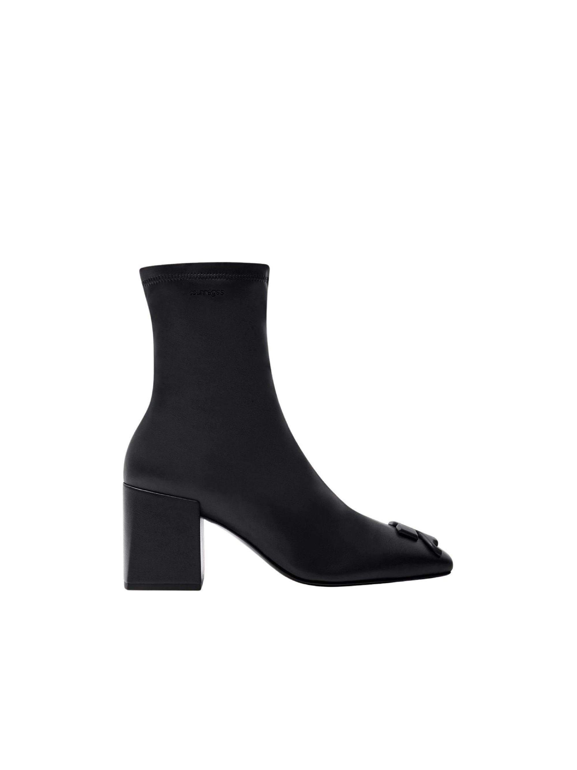 BLACK BOTTINES RÉÉDITION EFFET CUIR STRETCH