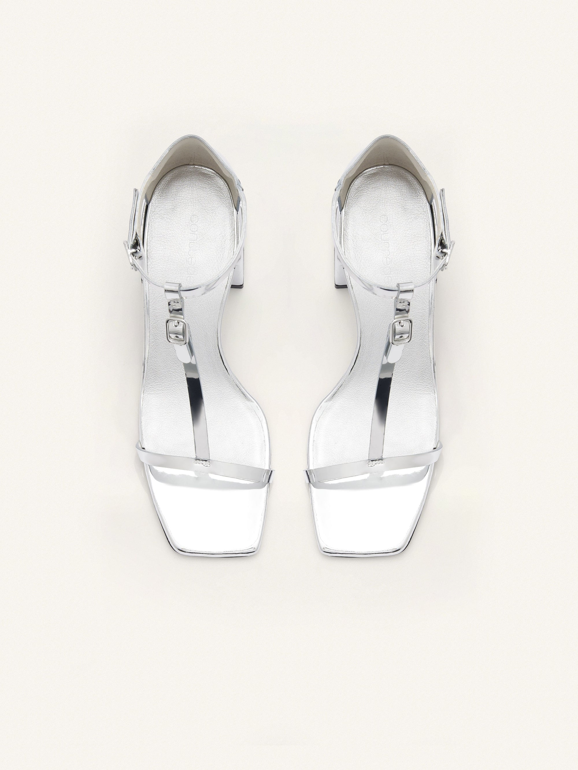 2pcs NEW / SANDALES EFFET MIRROIR - Mirror