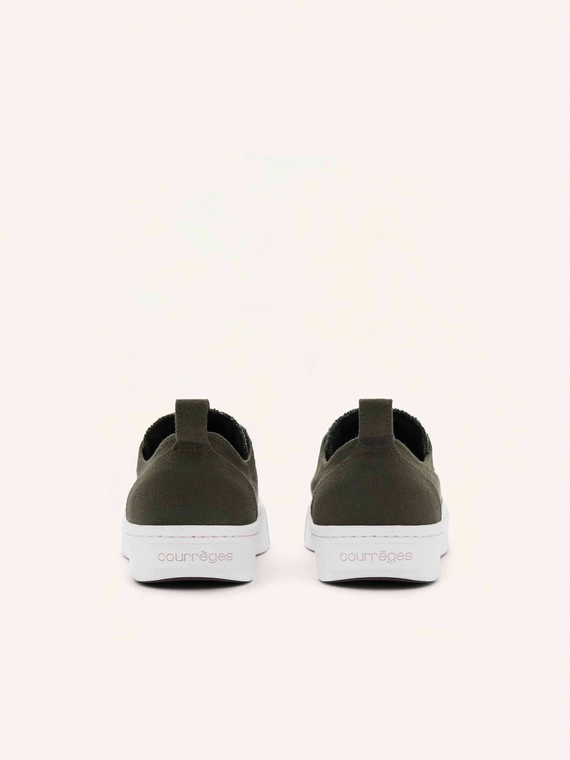 22pcs NEW / SNEAKERS BASSE CANVAS 01 COTON - Camouflage Green