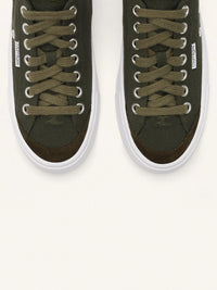 22pcs NEW / SNEAKERS BASSE CANVAS 01 COTON - Camouflage Green