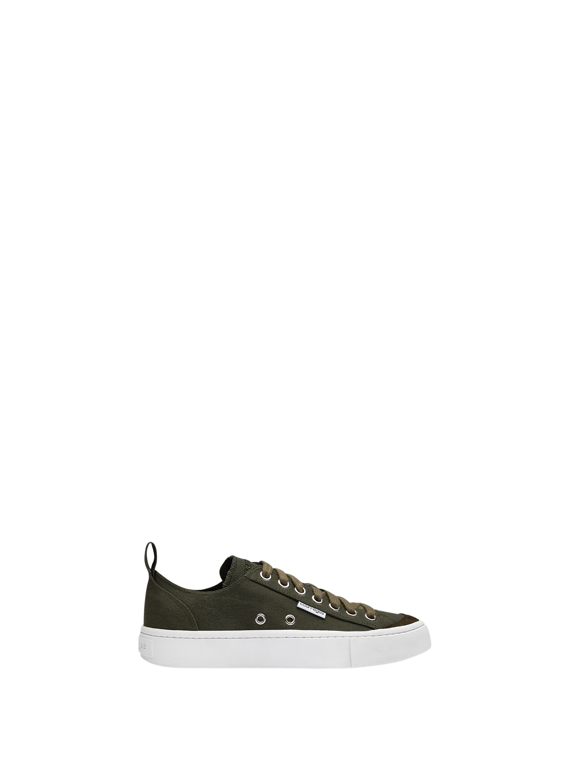 22pcs NEW / SNEAKERS BASSE CANVAS 01 COTON - Camouflage Green