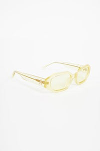 Sunglasses Irene - Yellow/yellow gold + yellow lenses