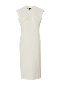 Robe cintrée Grunge Core - Antique White