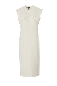 Robe cintrée Grunge Core - Antique White