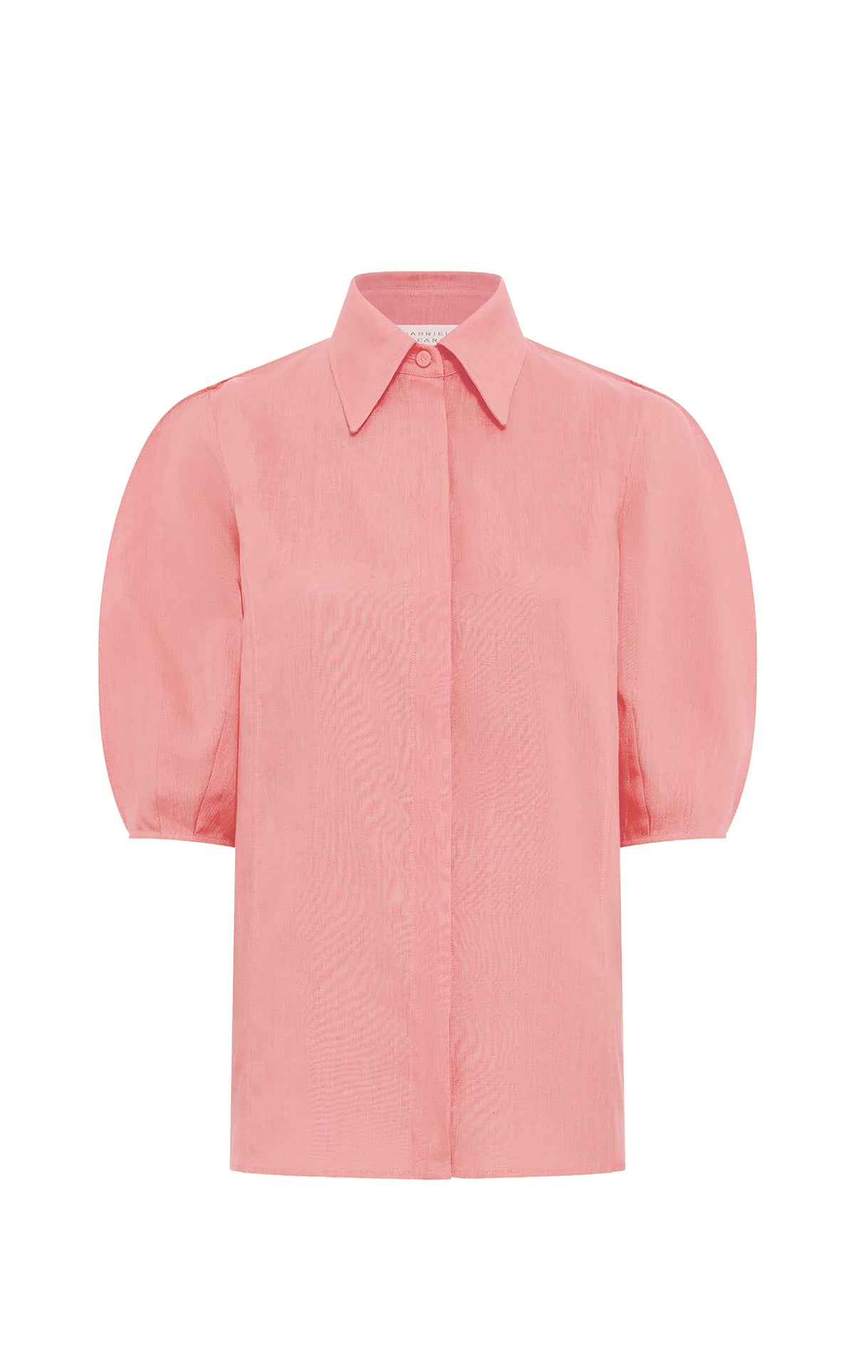 Sansi Top en rose lin d’aloès popeline de chemise