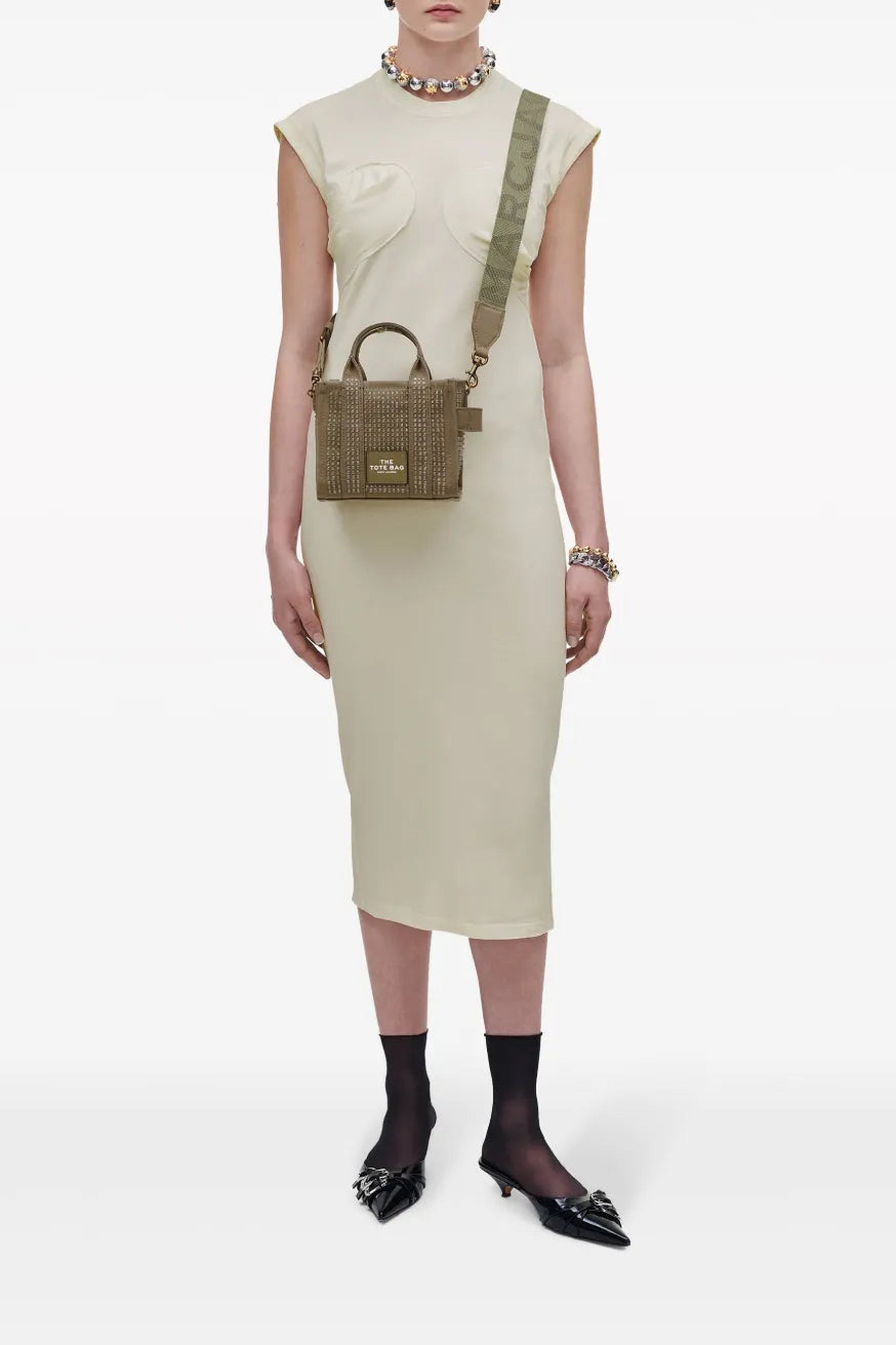 Mini sac à bandoulière The Tote Bag - Slate Green Crystal