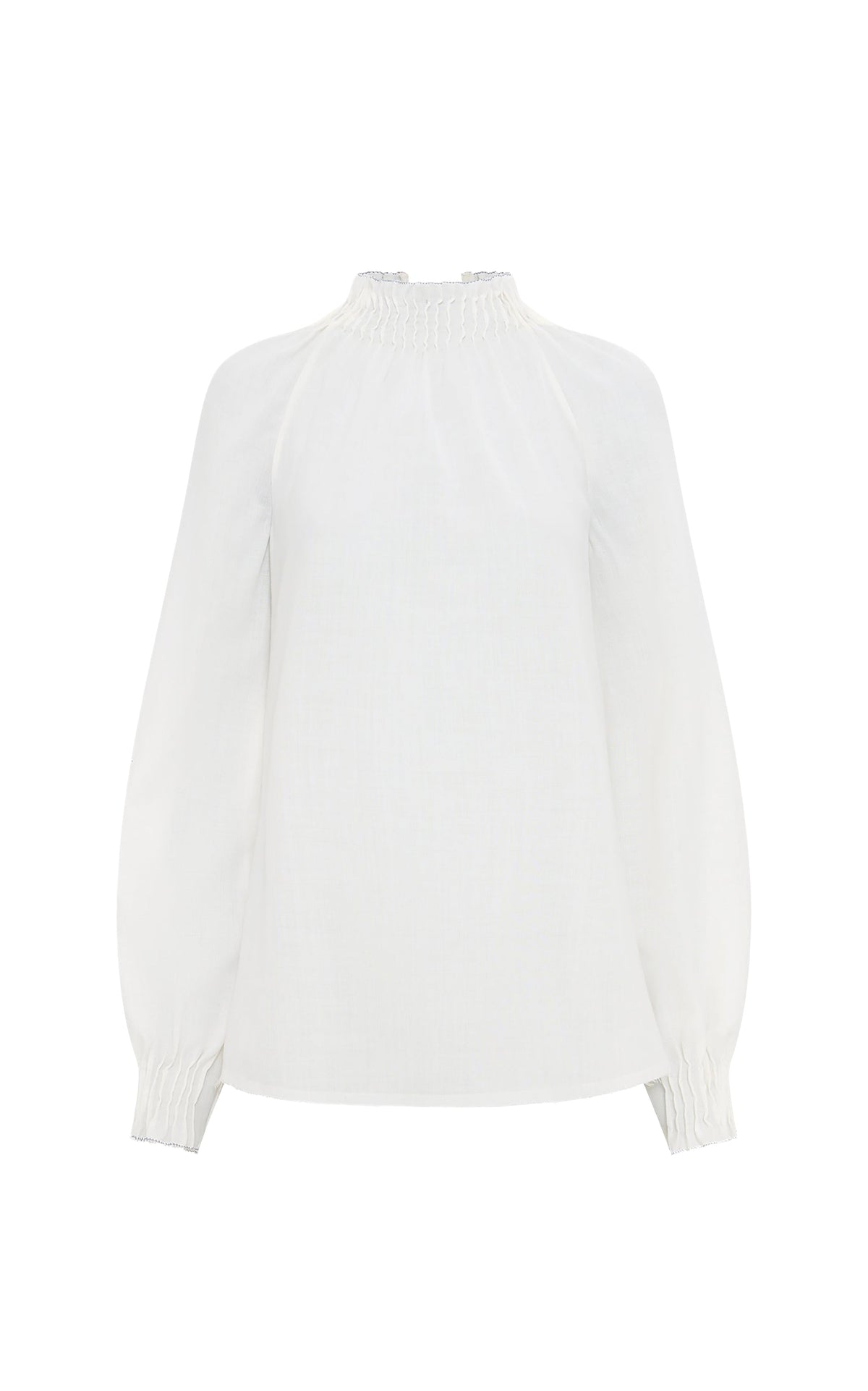 Ivory / Top Magnolia en laine et cachemire - Ivory
