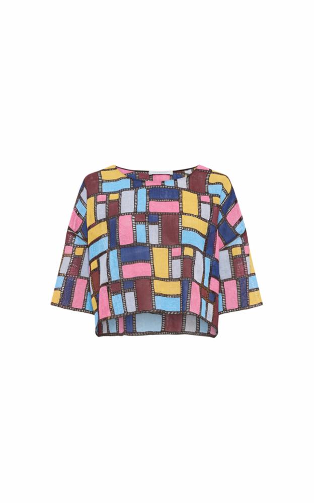 Aurora Multi / Top Tatia en lin - Aurora Multi