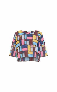 Aurora Multi / Top Tatia en lin - Aurora Multi
