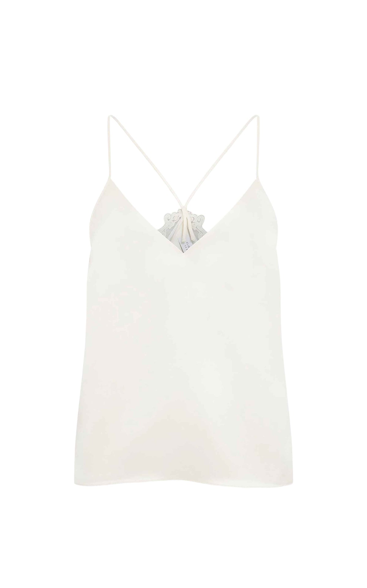 Ivory / Top Mage en soie - Ivory