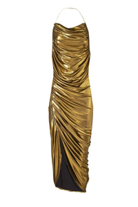 Robe fluide et drapée - Gold