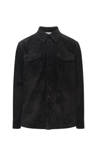Black / Surchemise Lucas en daim - Black