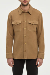 Camel / Surchemise Lucas en daim - Camel