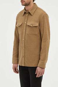 Camel / Surchemise Lucas en daim - Camel