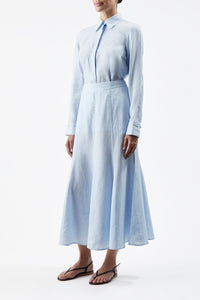 Light Blue / Chemise Cruz en coton - Light Blue
