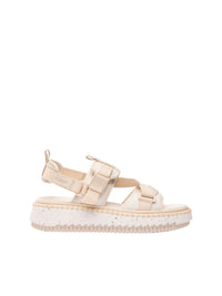 White FLAT SANDALS - White