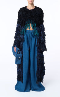 Medium Blue / Pantalon Gelos en coton et lin - Medium Blue