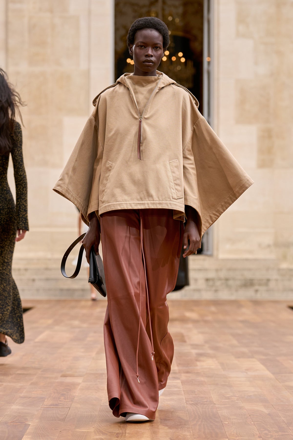 Cognac / Pantalon Gelos en cuir - Cognac
