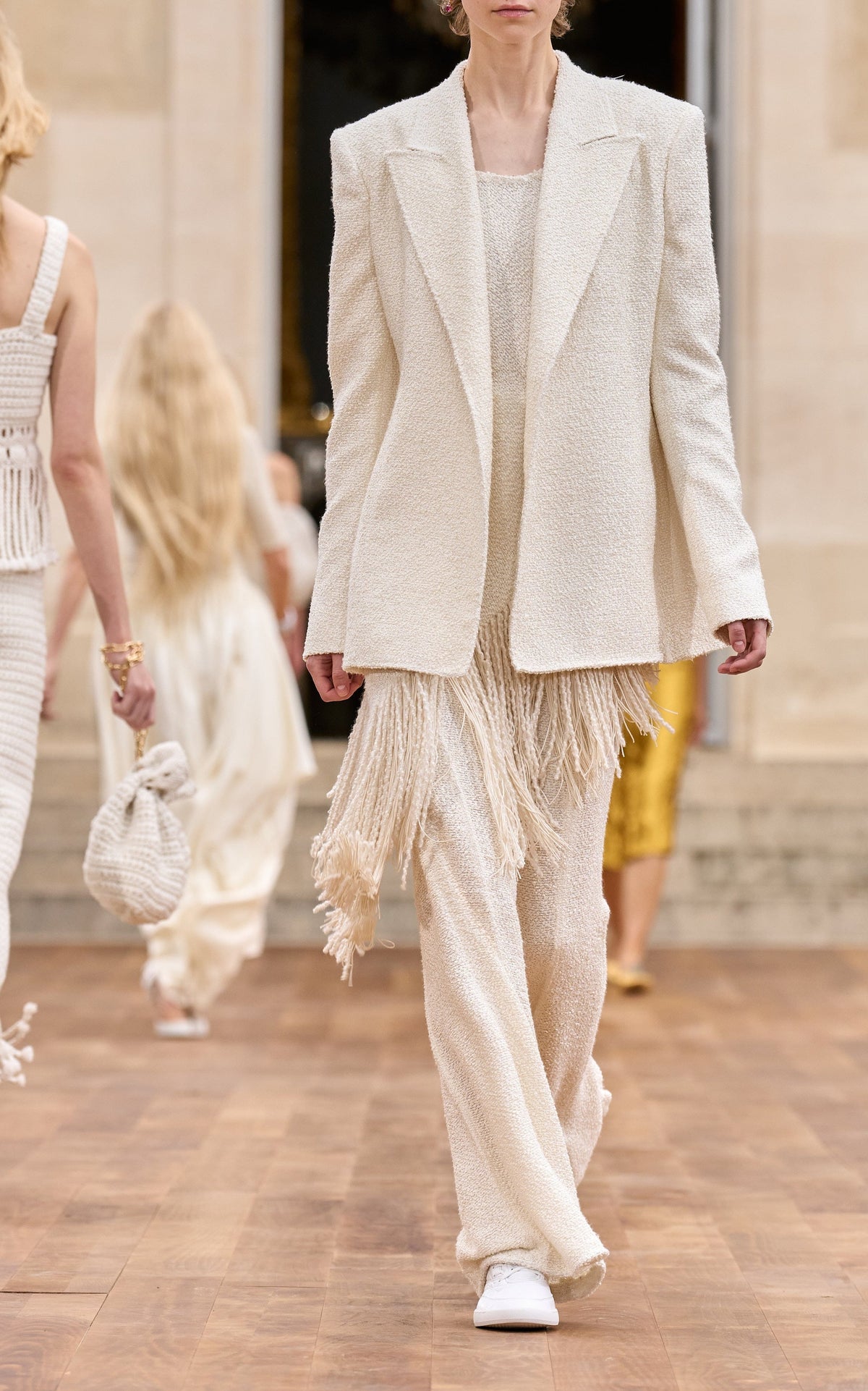 Ivory / Pantalon Rhein en soie - Ivory