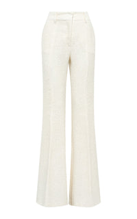Ivory / Pantalon Rhein en soie - Ivory