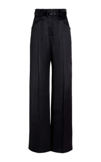 Black / Pantalon Norman en laine - Black