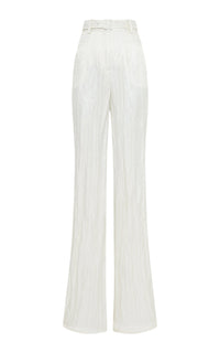 Ivory / Pantalon Norman en laine - Ivory