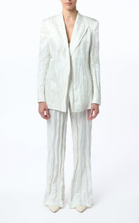 Ivory / Pantalon Norman en laine - Ivory