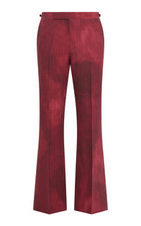 Bordeaux / Pantalon Stevie en laine - Bordeaux