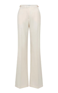 Vesta wool and silk trousers - Ivory