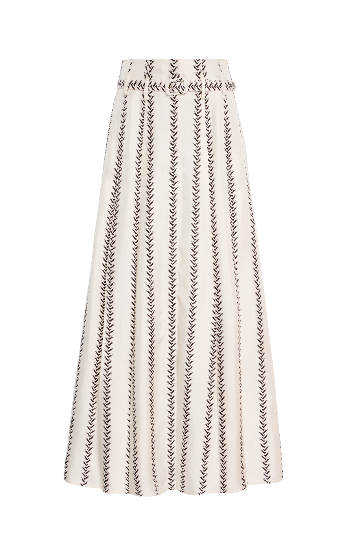 Ivory Multi / Jupe Dugald en soie - Ivory Multi