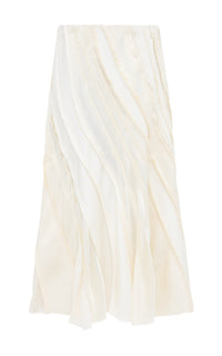 Ivory / Jupe Elora en lin - Ivory