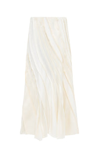 Ivory / Jupe Elora en lin - Ivory