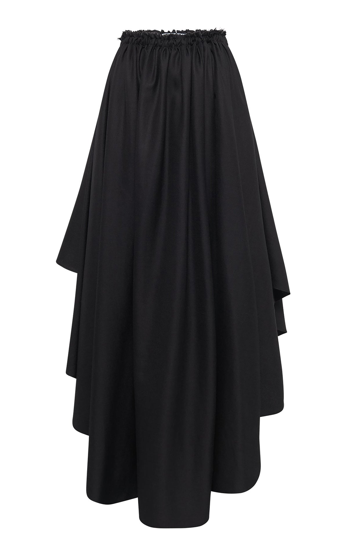 Dea Skirt en noir uni drap de costume