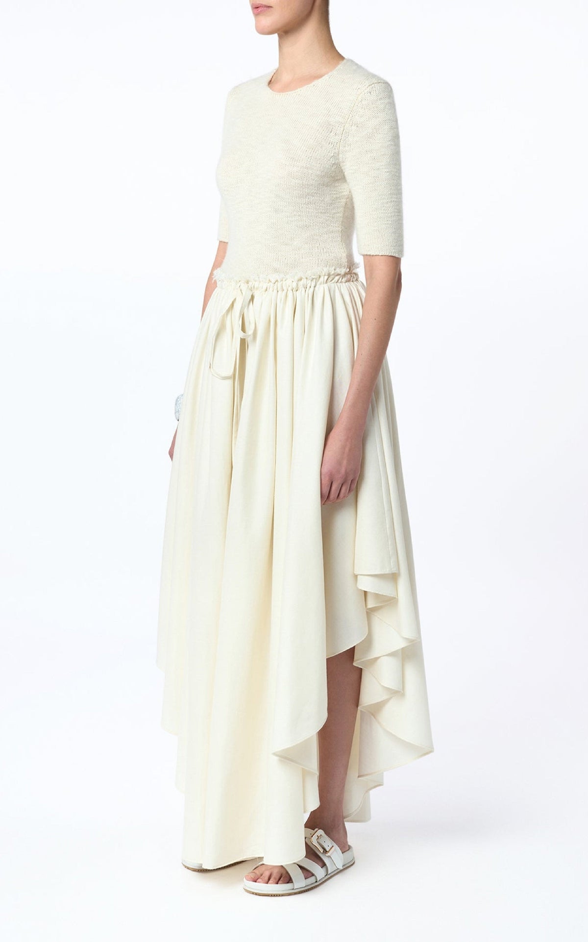 Ivory / Jupe Dea en laine - Ivory