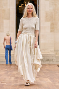 Ivory / Jupe Dea en laine - Ivory