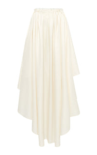 Dea Skirt en ivoire uni drap de costume