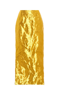 Gold / Jupe Manuela métallisée - Gold