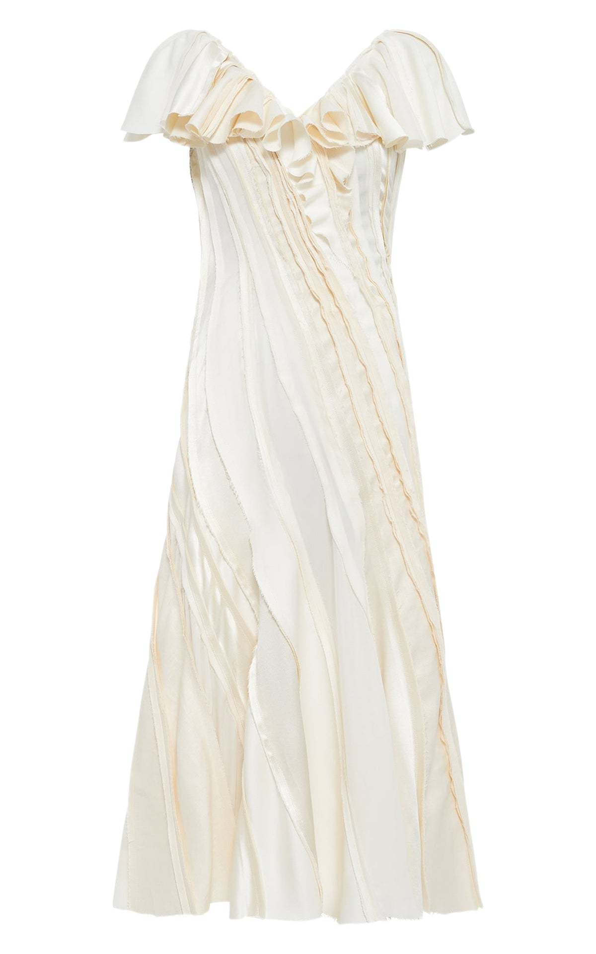 Ivory / Robe Osmin en lin - Ivory