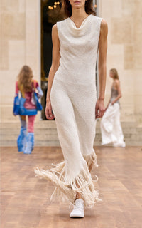 Ivory / Robe Awar en soie - Ivory