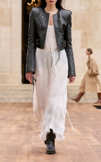 Ivory / Robe Amir en soie - Ivory