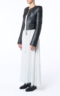 Ivory / Robe Amir en soie - Ivory