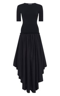 Black / Robe Sirona en laine - Black