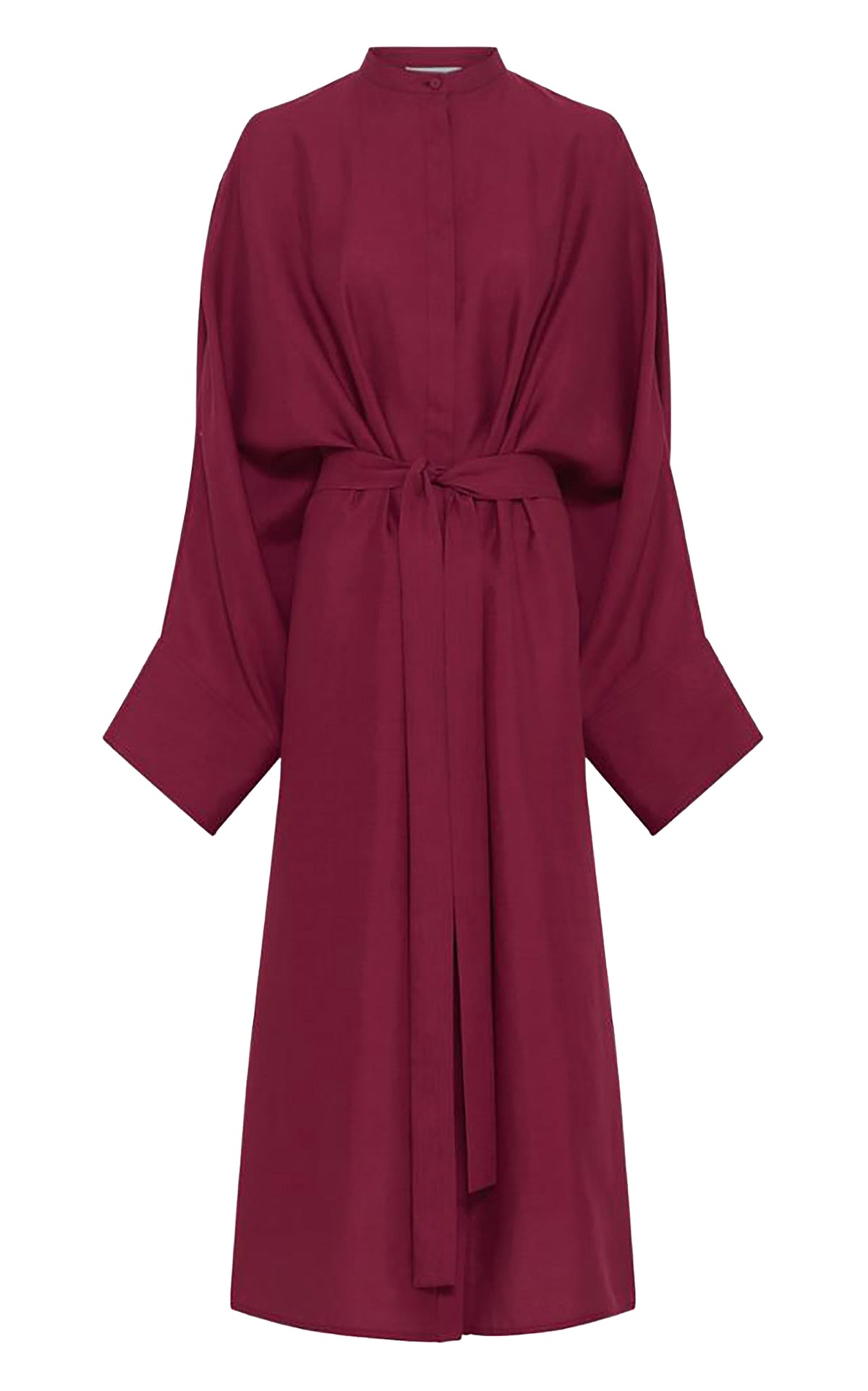 Tilda Dress en framboise lin d’aloès popeline de chemise