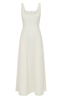 Ivory / Robe Adaline en laine - Ivory