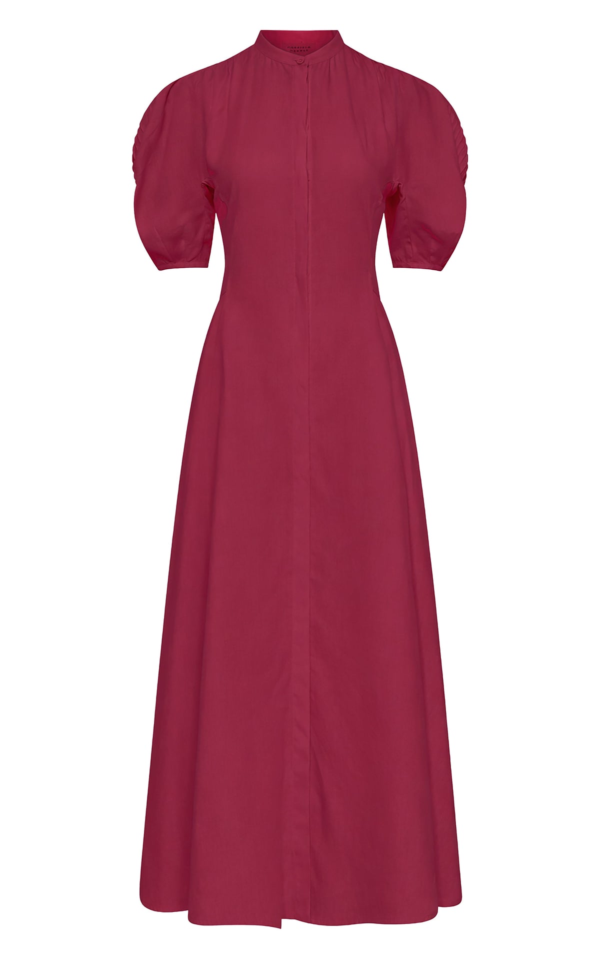 Raspberry / Robe Arabella en lin - Raspberry